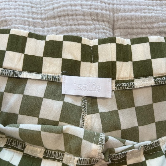 Size M Isalis green checkered set - Picture 5 of 5